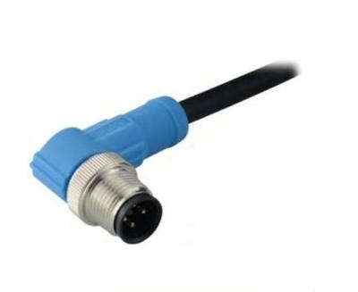 China Connectivity Binding M12 8pin Industrial Waterproof Connector Phoenix M12 90 Degree Cable M12 8pin Power Cable Connector for sale