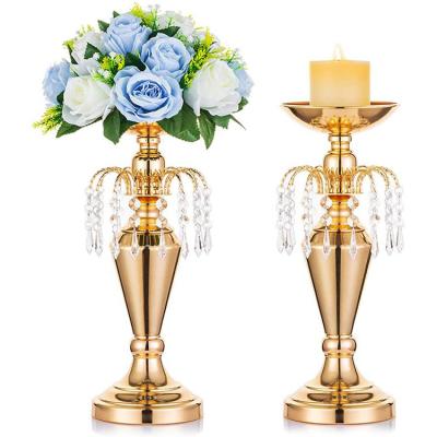 China Best Selling Handmade Wedding Party Dinner Centerpiece Decorations Candlestick Metal Candlestick for sale