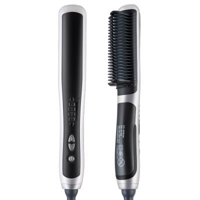 China Good Quality Travel Electric Brush Beard Straightener Straight Hair Comb With Price for sale