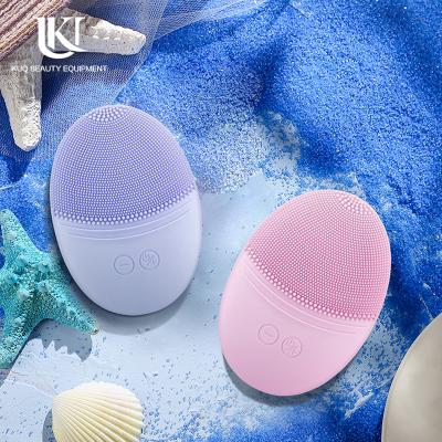 China Hot Selling Silicone Acne Treatment Ipx7 Silcone Sonic Facial Face Cleansing Brush for sale