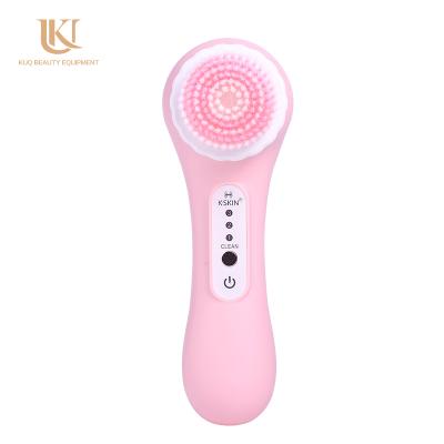 China Portable Deep Clean Facial Blood Vessel Removal 3 in 1 Rotation Face Sweep Electric Waterproof Face Cleansing Brush for sale