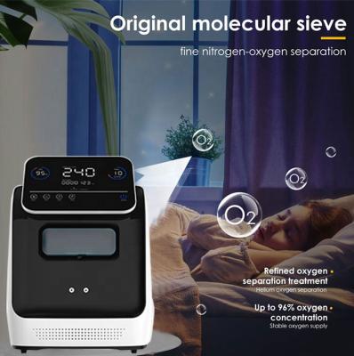 China 10L 93% Adjustable Oxygen Generator Inhalation Machine Household Oxygen Generator Air Purifier Medical Grade Oxygen Concentrator for sale