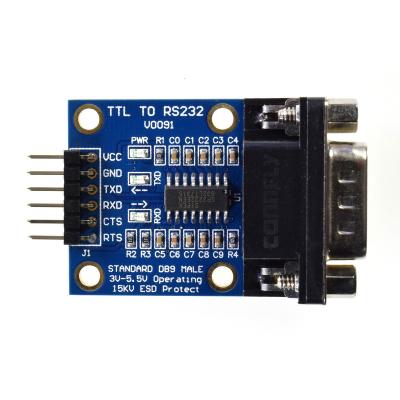 China Integrated circuit RS232 SP3232 TTL to male serial port TTL to level RS232 conversion for sale