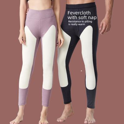 China Thermal Customized Thermal Mens Long Johns Underwear Bottoms Long Johns Johns Velvet Plus Thickened Couples Winter Gaiters Women Fleece for sale