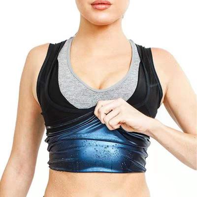 China Fat Burning Workout Sauna Sweat Weight Loss Tank Body Shaper Body Effect Shapewear Viable Slim Vest Top Hot Sweat Vest for sale