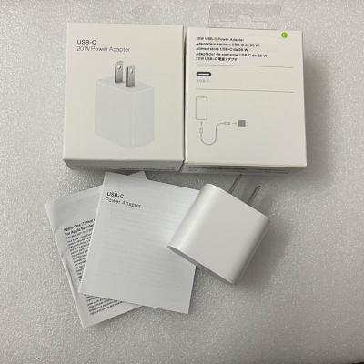 China Portable Charger Fast Charger Type USB-C Plug Travel Adapter Palladium 20w Wholesale Wall Charger For iPhone 12/13 for sale