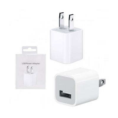 China Small Square Mobile Phone Portable Travel Charging Power Fast Us Charger Adapter 5W Usb Wall Charger for sale