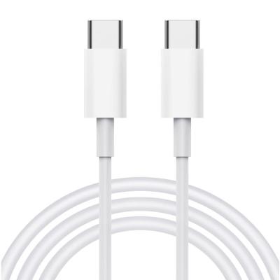 China Mobile Phone PD USB C to Male C Data Cable Smartphone Fast Charging Male to Fast Male Band 3A Charger Type C to C Cable for Iphone 12/13 for sale