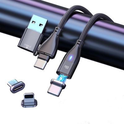 China Multi Function Data Transfer Cable 6 in 1 Fast Charger USB Charge Data for Phone 60w Light Weight Phone Data ing Cable Charging Cable PD Charger Cable for sale