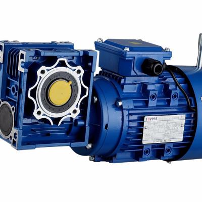 China THREE PHASE MOTOR COMBINE included WITH NMRV WORM REDUCER for sale