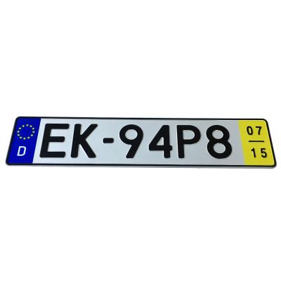 China 3d glossy european usa cars license plate holder for sale