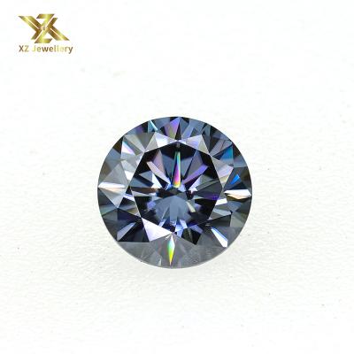 China Color play or fire factory sale round brilliant cut high quality 2ct loose diamond moissanite stone for sale for sale