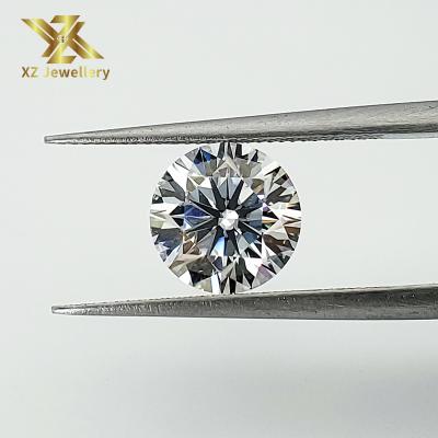 China High Quality Hand Made Moissanite Game Or Fire Color 7.5mm Diamonds Excellent Moissanite 1.5ct White E-F Stones Loose Cut For Wedding Ring for sale