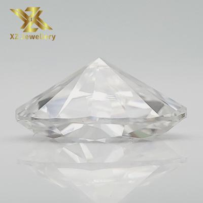 China Color play or fire oval shape 6mm*8mm moissanite 1.5 color moissanite E-F white carat VVS loose stones for sale