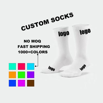 China Viable Zhuoke Customized Kids DIY Logo Mockup Design Sport Athletic Socks Men Women Cotton Socks Knitted High Quality Fast Shipping OEM for sale