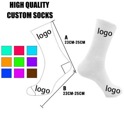 China Viable Zhuoke Customized Kids DIY Logo Mockup Design Sport Athletic Socks Men Women Cotton Socks Knitted High Quality Fast Shipping OEM for sale