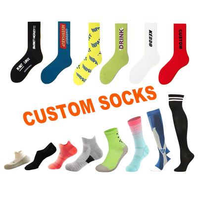 China Viable Zhuoke Customized Kids DIY Logo Mockup Design Sport Athletic Socks Men Women Cotton Socks Knitted High Quality Fast Shipping OEM for sale