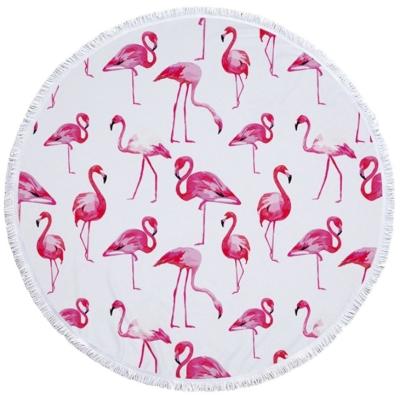 China QUICK DRY Microfiber Custom Printed Round Towel Summer Beach Towel for sale