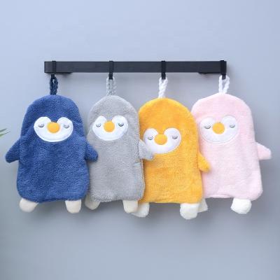 China Microfiber Hand Towel Home Hanging Kitchen Bathroom Super Absorbent Cleaning Towel for sale