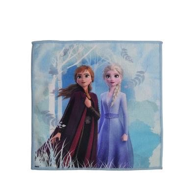 China 2021 New Design Child Safe Frozen Towel Polyester Soft Cleaning Towel for sale