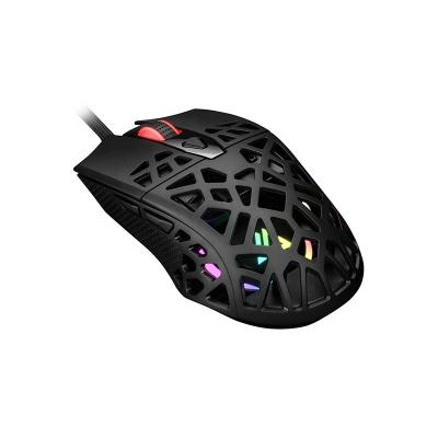 China Wholesale New Lightweight Breathable 6d Optical Popular Ergonomic Style Human Ergonomic Gaming Mouse Ergonomic Hollow Hollow Cable Mouse for sale