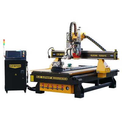 China Hotels ELE cnc atc 4 axis machine wood 1325 / china cnc wood router with high speed Te koop