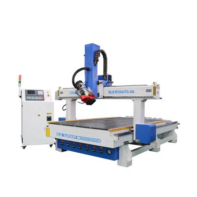 China Blue 1530 Hotels Elephant ATC CNC Router Guitar 3d CNC Router Machine with Auto Tool zu verkaufen