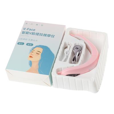 China Portable Wrinkle Remover EMS V Shape Skin Care Microcurrent Face Lift Machine Face Massager for sale