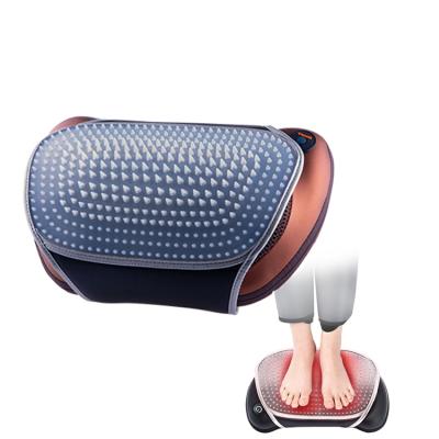 China Comfortable Home Deep Body Tissue Kneading Infrared Shiatsu Heat Acupuncture Foot Neck Massager Pillow With Cover for sale