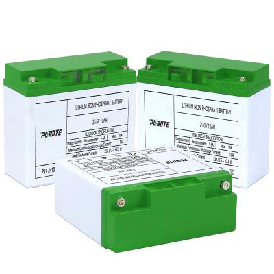 China Environmental Safety Long Life lithium iron phosphate battery 10ah 20ah 24V lifepo4 batterie 24v lithium battery for sale