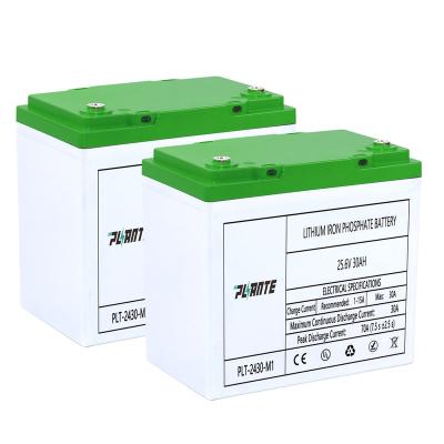 China Environmental Safety Long Life lithium iron phosphate battery lifepo4 lithium battery 24v lifepo4 battery 30ah for sale