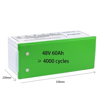 China Environmental Safety Long Life BMS Long Cycle Life 48V 51.2V 60V 100AH For Golf Cart Lithium 100ah 12v 200ah 72v 60v for sale