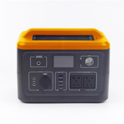 China Type C 674Wh portable power supply solar portable power bank portable power station 700w for RV Camping car for sale