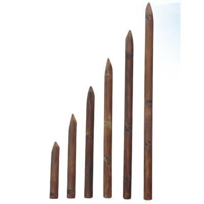 China Easily Assembled Wooden Post Garden Stake Vegetable Support Stake Wooden Post Fence for sale