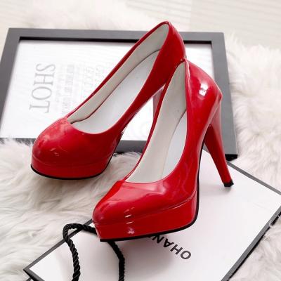 China Waterproof shoes 2021 new arrival red bottom fashion sexy stiletto branded elegant shoes women PU sandals for sale