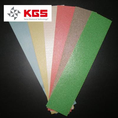 China KG Wear Resistant and High Efficiency Diamond Electroplated Grinding and Polishing Sheets 200x300mm or Customize Cloth Backing for Glass Stone Ceramic Hand Use for sale