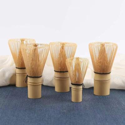 China CLASSIC Bambus OEM Japanese ceremony 70prongs Natural Handmade Bamboo Matcha Tea Whisk Chasen for Matcha for sale