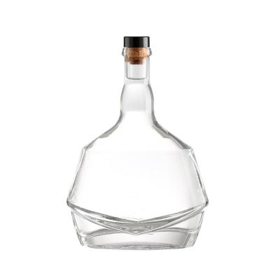 China Beverage Factory Direct Selling Liquor Bottles 750ml Whiskey Glass Empty Bottle for sale