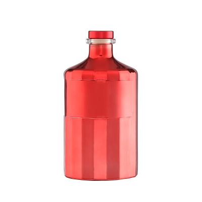 China Eco-friendly Recyclable Transparent Glass Bottle Wholesale Empty Liquor 750ml 500ml Wine Bottle Empty Glass Bottle for sale