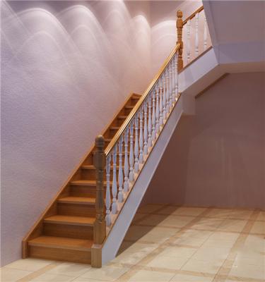 China Custom Stairs Treads Stairs Modern Beech Solid Wood Columns And Railings Stair Wood Accessories for sale