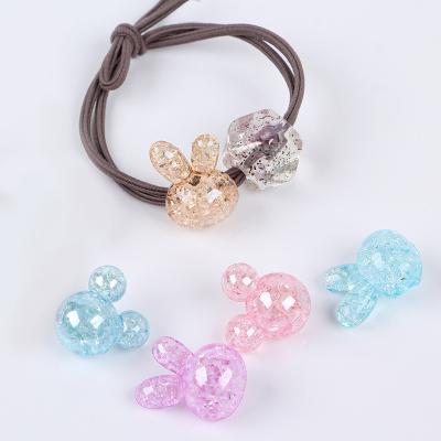 China Shoe Charm Design Children's Cartoon Mickey Acrylic Rabbit DIY Bead Buckle Accessory Decoration for sale