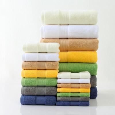 China Manufacturer Wholesale Hypoallergenic Hygroscopicity Super Soft 100% Cotton Bath Towel Set Good Quality for sale