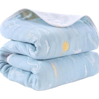 China Skin Friendly Wholesale Custom Cotton Printed Super Soft Baby Knit Comforter Cover for sale