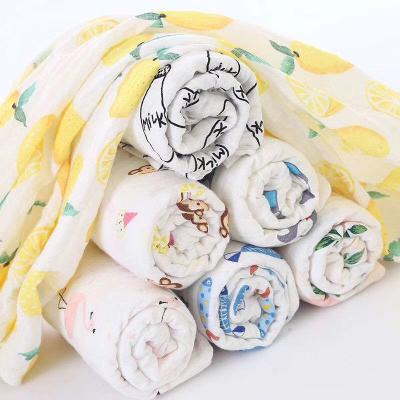 China Low MOQ Wholesale Skin Friendly Baby High Quality Super Soft Muslin Wrap Blanket for sale