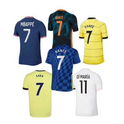 China Hot Selling Full Set Quality Football Uniforms Cheap Soccer Jersey for sale