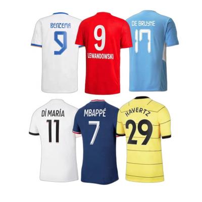 China Wholesale Customized Mens Football Youth Jersey Sets Soccer Football Kits Uniforms for sale