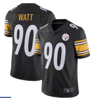 China 2022 New Mens American Football Jersey Pittsburgh Steeler #90 Watt #22 Harris Vapor Limited High Quality Quilted Jersey Antibacterial for sale