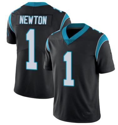 China Embroidery American Football Antibacterial Top Jersey Customize Sports Newton #22 Christian McCaffrey Custom Embroidery Carolina #1 Cam Rugby for sale