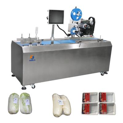 China Food Fineco Best Platform Type Weighing Machine Barcode Printer Scale Label Weighing Machine Te koop