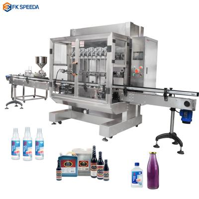 China Automatic Liquid Food Filling Machine Juice Beverage Liquor Mouthwash Filling Oral Liquid Quantitative Machine for sale